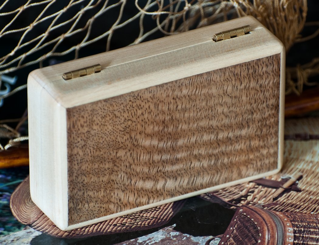 Jay Spencer Fly Box - Hawaiian Mango with Maple Trim (3x5) 