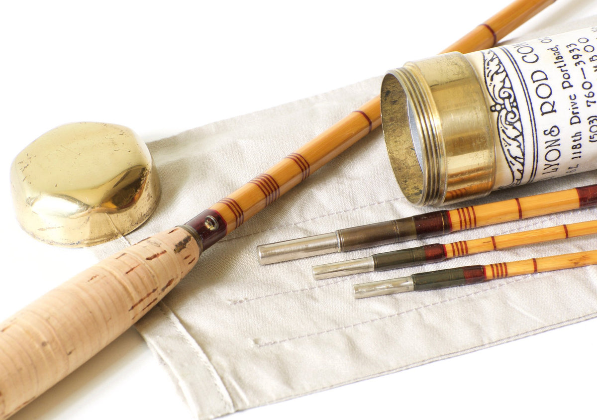 Lyons, Dwight -- 7'6 FE Thomas Style Bamboo Rod - Owned by John Gierach 