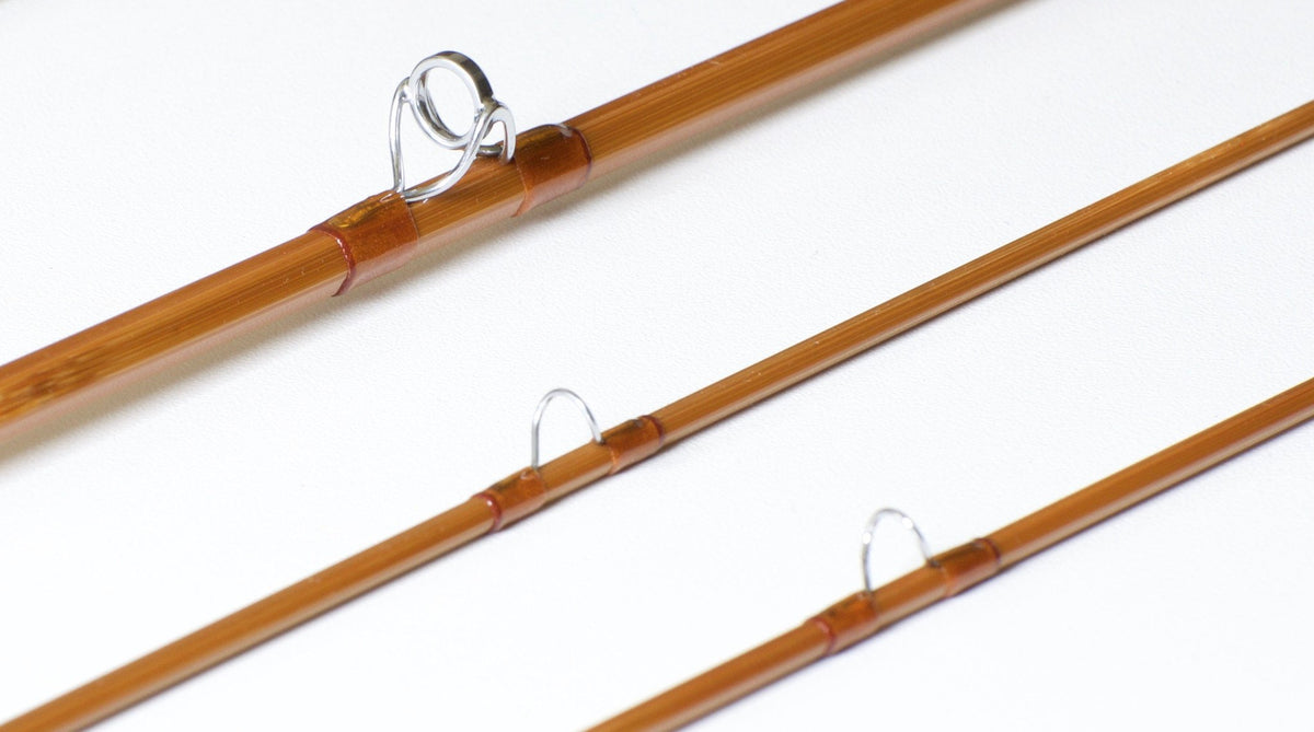 Simroe, Ted -- 7' 4wt Bamboo Rod (New) - rod sections with guides and wraps