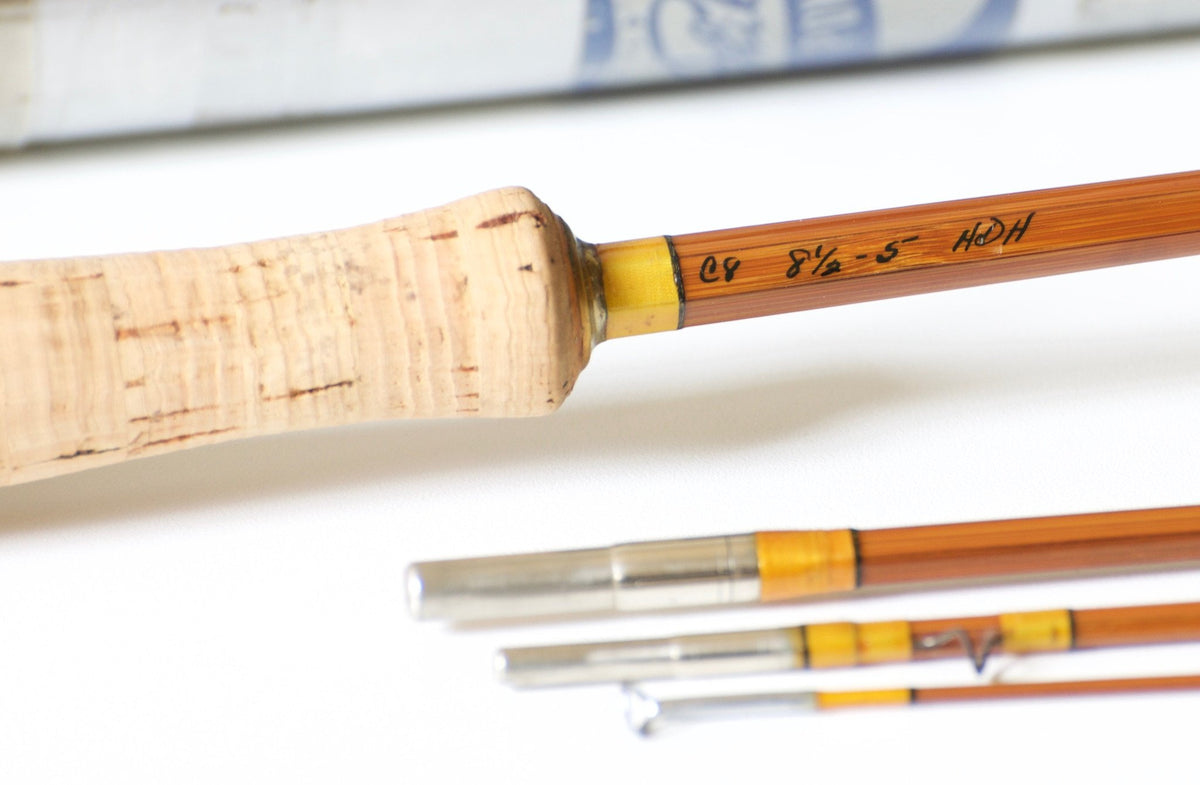 Phillipson Powr Pakt Bamboo Rod 8'6 3/2 5wt - ferrules and tips detail