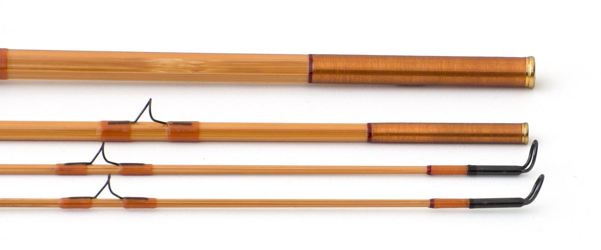 R.L. Winston Trout Unlimited Bamboo Rod 8' 3/2 #4 - ferrules and tip tops detail