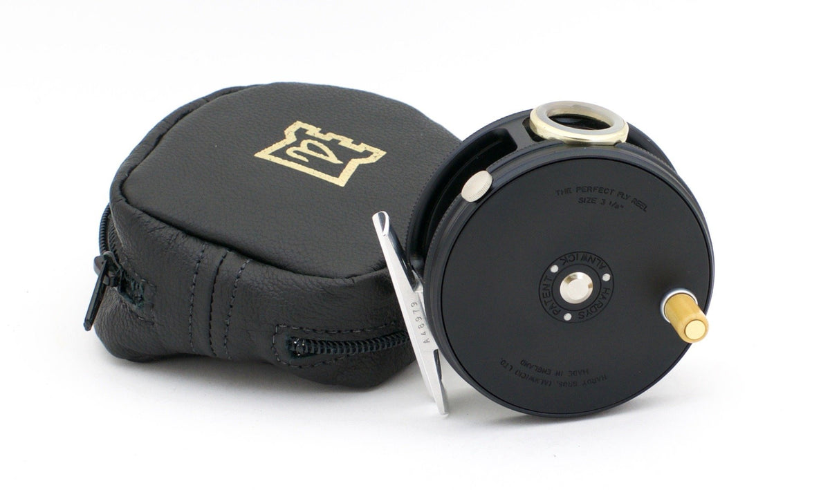 Hardy Perfect 3 1/8" Fly Reel - Black (2009 Reissue) 