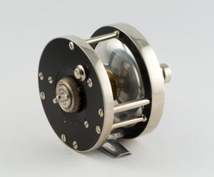 Otto Zwarg Model 400 Laurentian Fly Reel - Size 1/0 with rare leather case