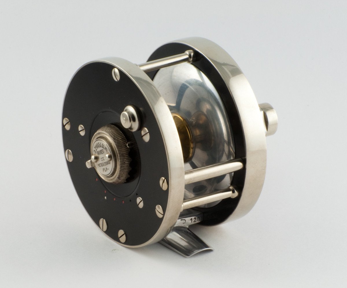 Otto Zwarg Model 400 Laurentian Fly Reel - Size 1/0 with rare leather case