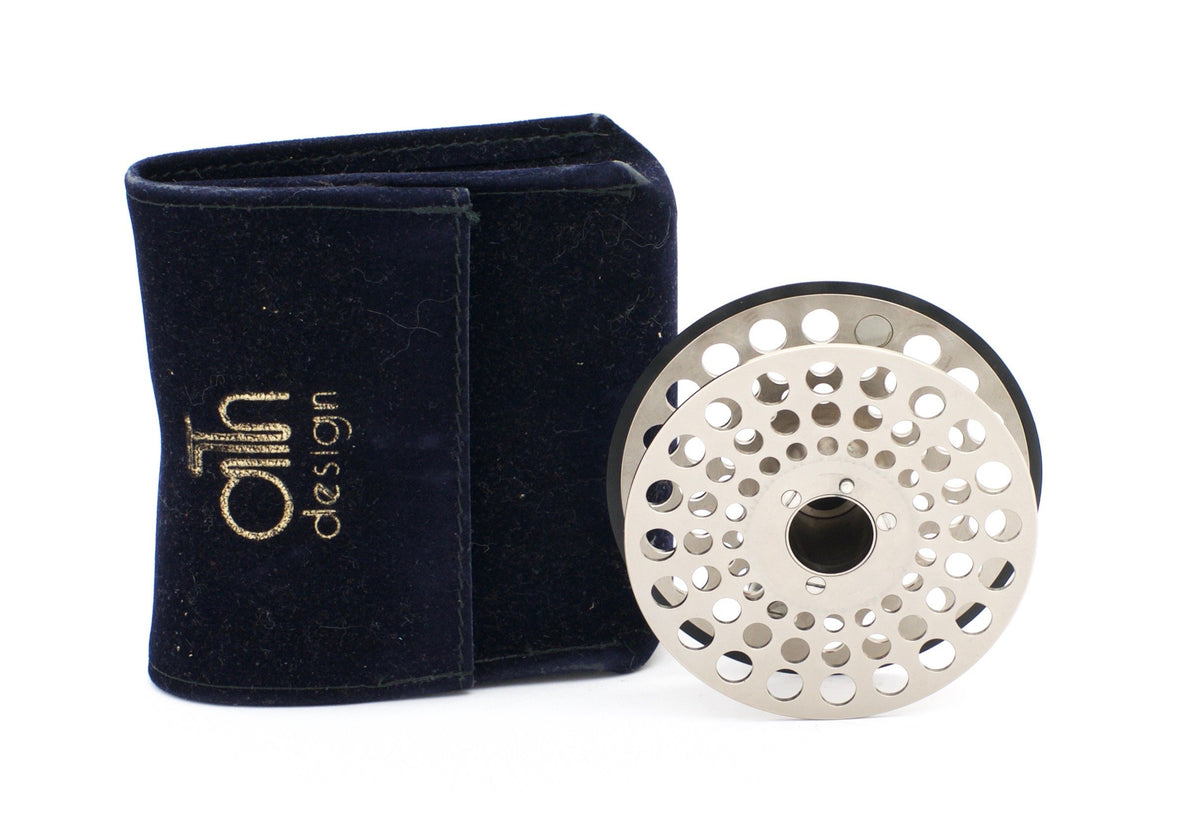 Ari 't Hart S1 Fly Reel and Spare Spool - Nickel Plated