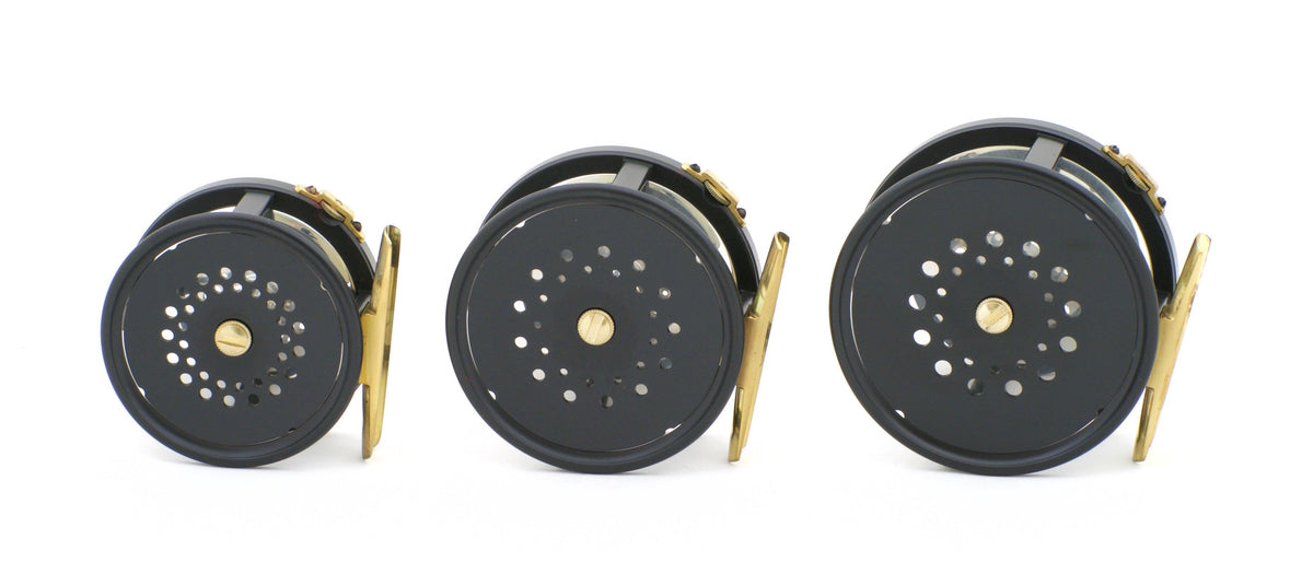 Hardy Brass Faced Perfect 1902 Reproduction Limited Edition Reel Set