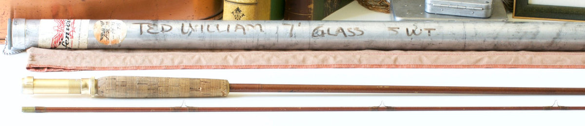 Ted Williams 7'6" 5wt Fiberglass Fly Rod 