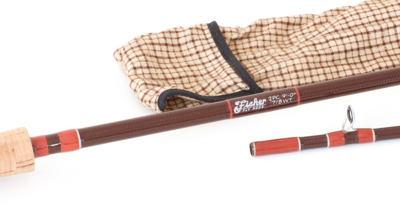 Fisher 9' 7-8wt Fiberglass Fly Rod 