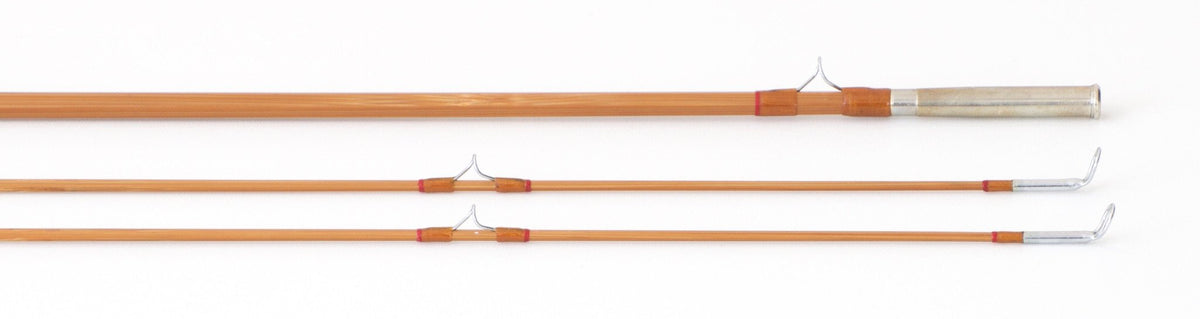 Simroe, Ted -- 7'6 5wt Bamboo Rod (New) - rod sections with wraps and hardware