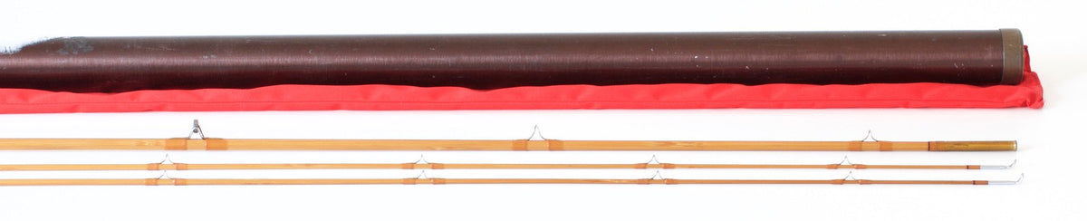 R.L. Winston Bamboo Fly Rod 8' 2/2 #5 - maker signature and rod markings