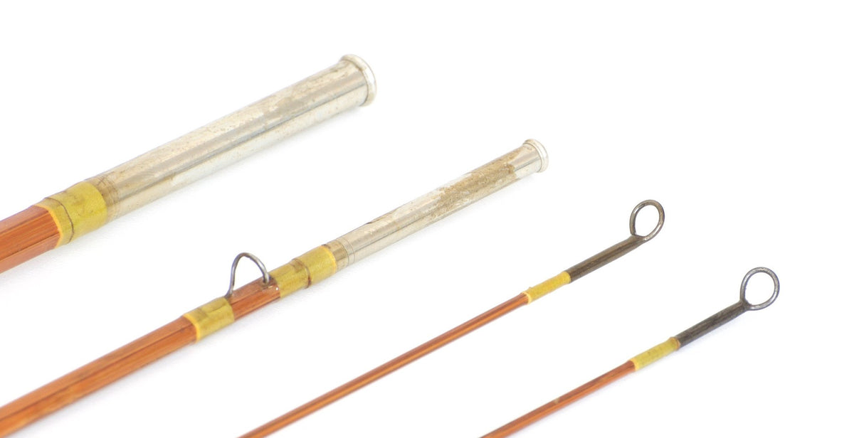 Phillipson Pacemaker Bamboo Rod 8' 3/2 5wt - ferrules and tip tops detail