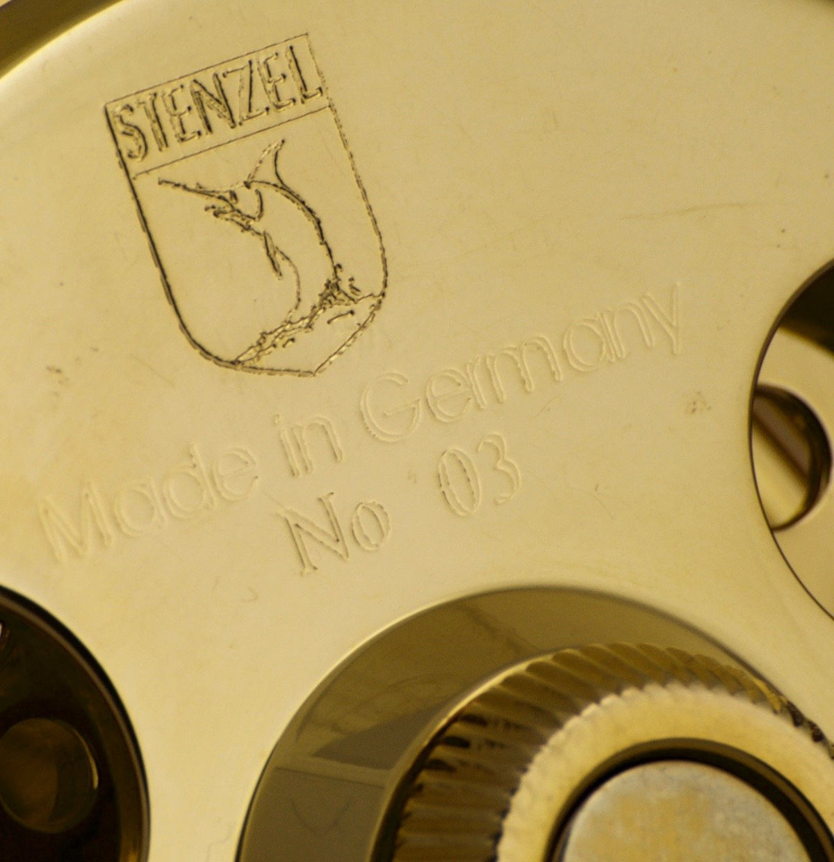 Stenzel Regent #2 Gold Plated Fly Reel w/ Spare Spool