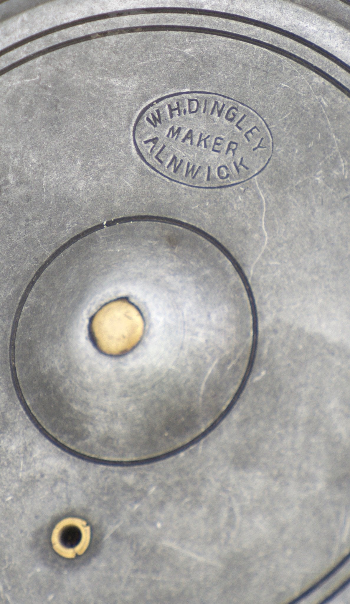 Dingley Fly Reel 3 3/8" w/ Dingley Maker Stamp! 