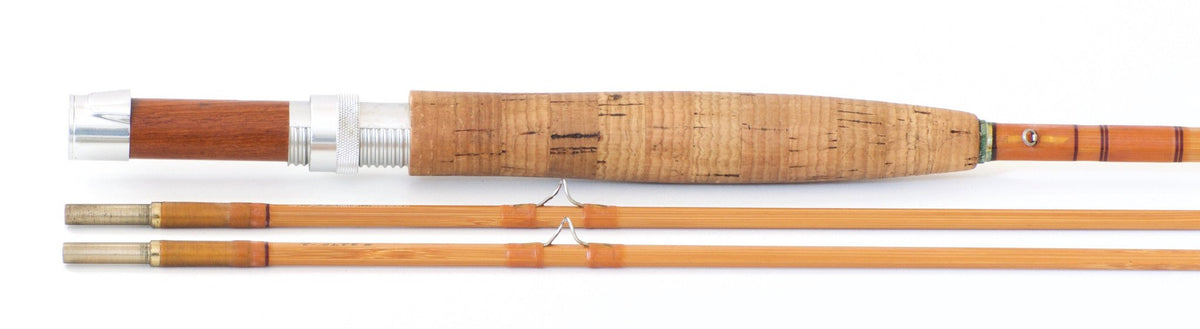 R.L. Winston Bamboo Fly Rod 8' 2/2 #5 - maker signature and rod markings