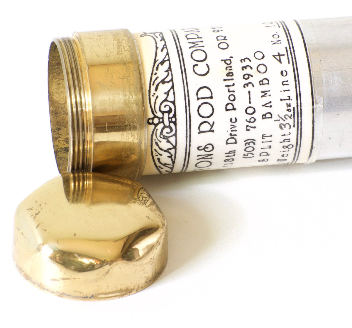 Lyons, Dwight -- 7'6 FE Thomas Style Bamboo Rod - Owned by John Gierach 