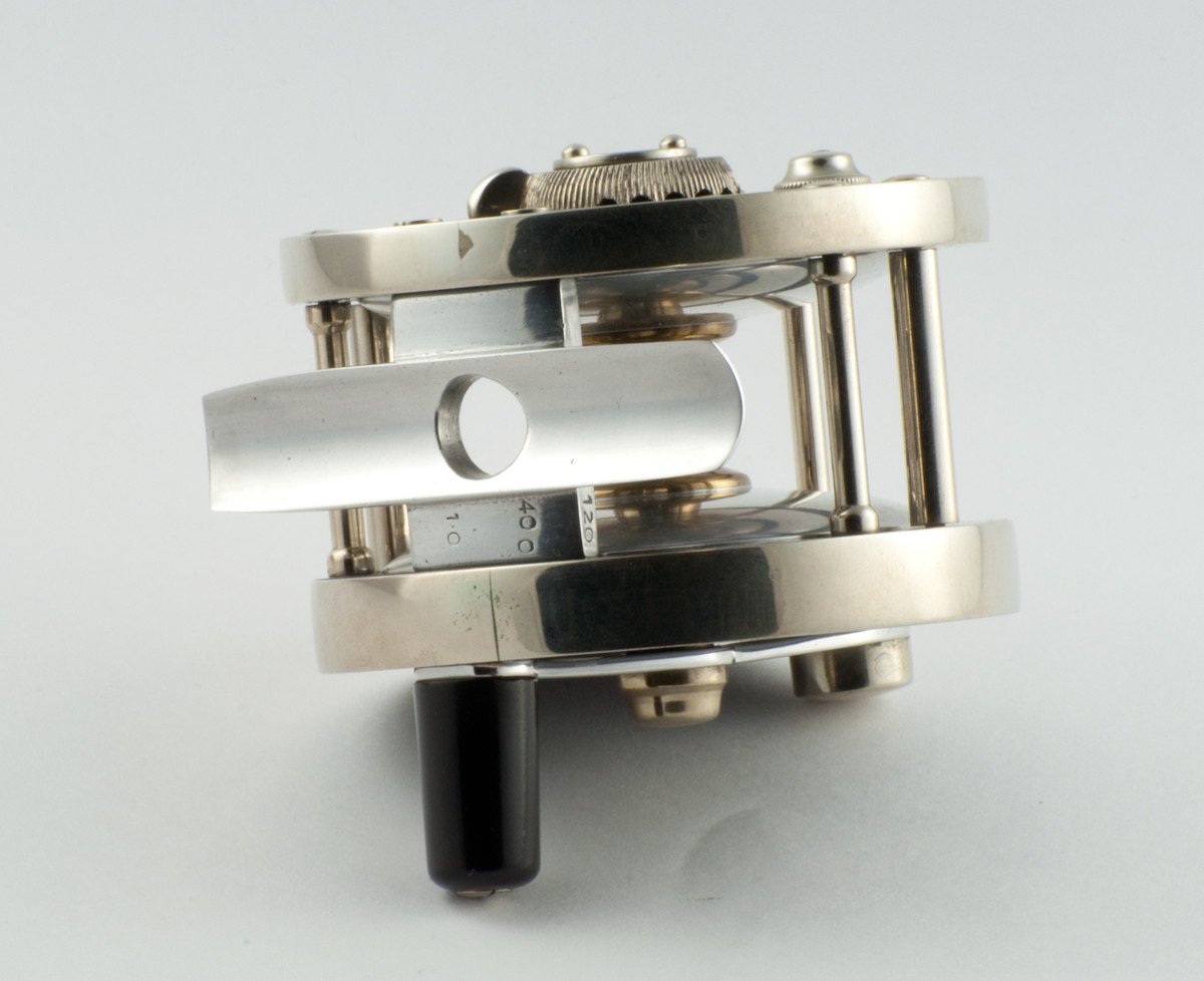 Otto Zwarg Model 400 Laurentian Fly Reel - Size 1/0 with rare leather case