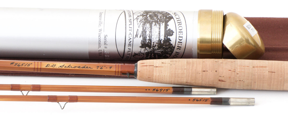 Schroeder, Don -- 7'6 2/2 4wt Bamboo Rod