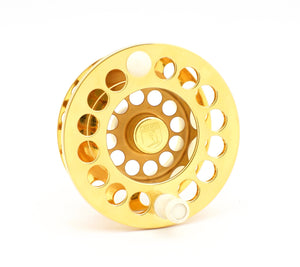 Stenzel Regent #2 Gold Plated Fly Reel w/ Spare Spool