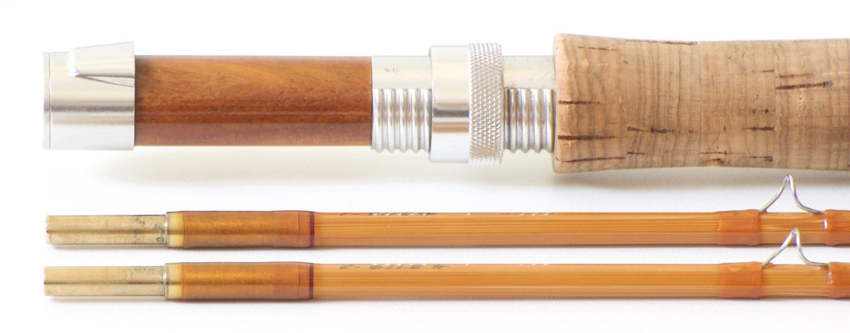 R.L. Winston Bamboo Rod 8' 2/2 #5 - ferrules and tip tops detail