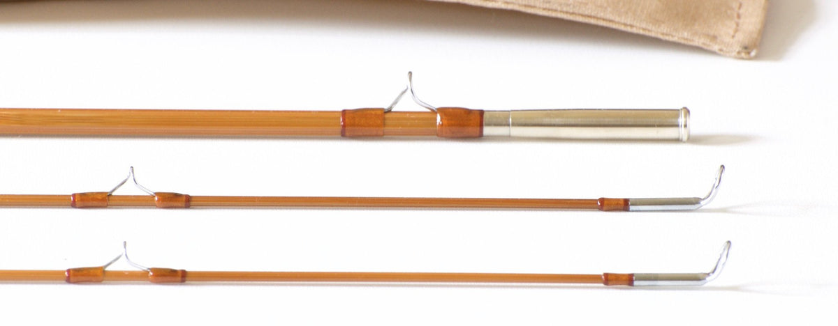 Simroe, Ted -- 7' 4wt Bamboo Rod (New) - rod sections with guides and wraps