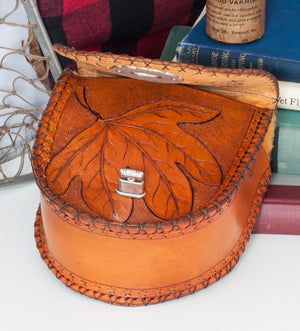 Annie Margarita Leather Reel Case - "Sycamore Ranch" 