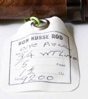 Ron Kusse 5' 3-4wt One-Piece Bamboo Rod 