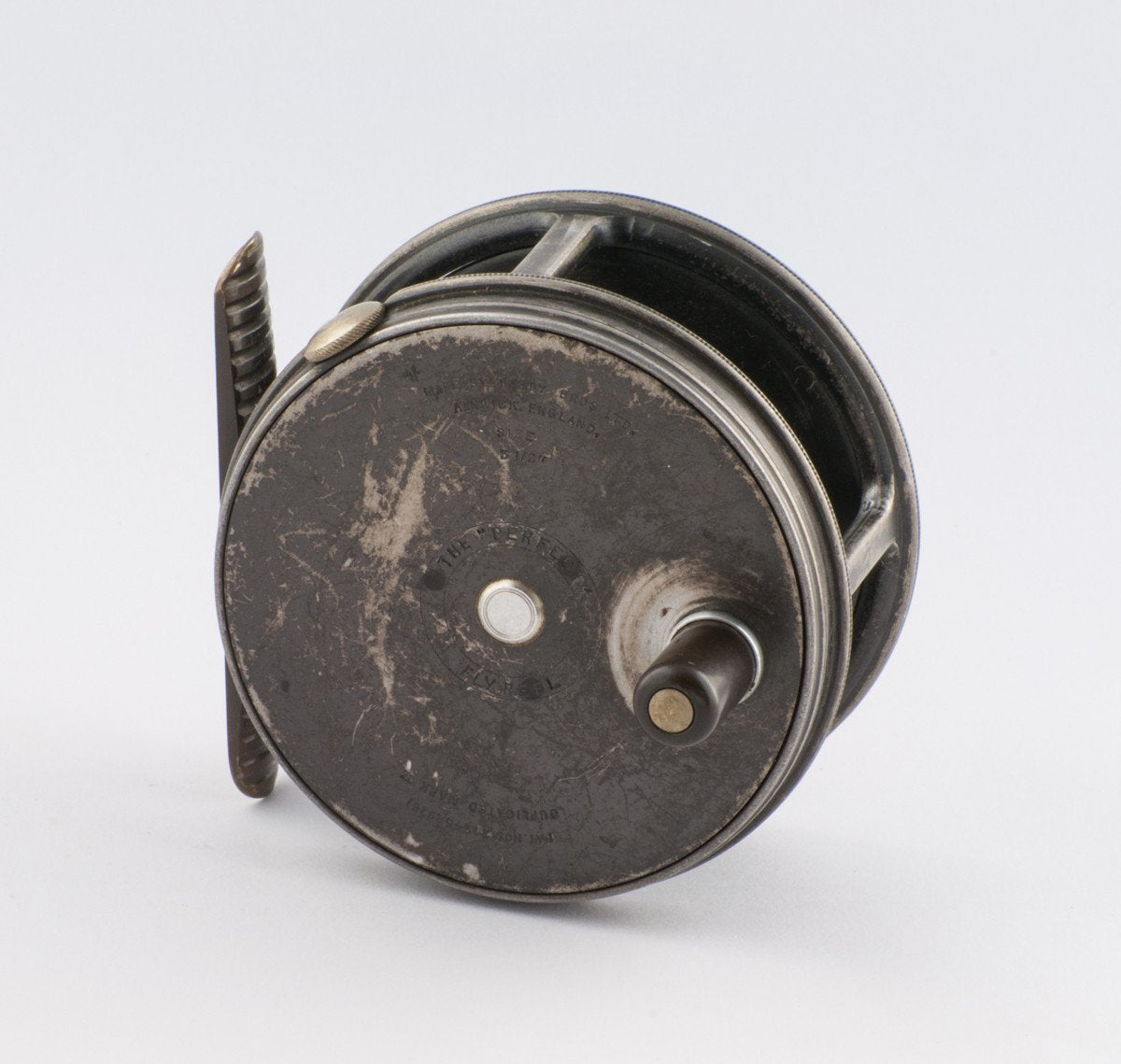 Hardy Perfect 3 1/2" wide drum fly reel - Harry & Elsie Darbee provenance! 