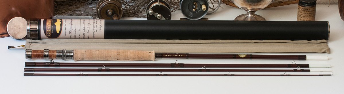 Graywolf Rods / Tom Morgan Rodsmiths Fiberglass Fly Rod - 8' 5wt 4pc!