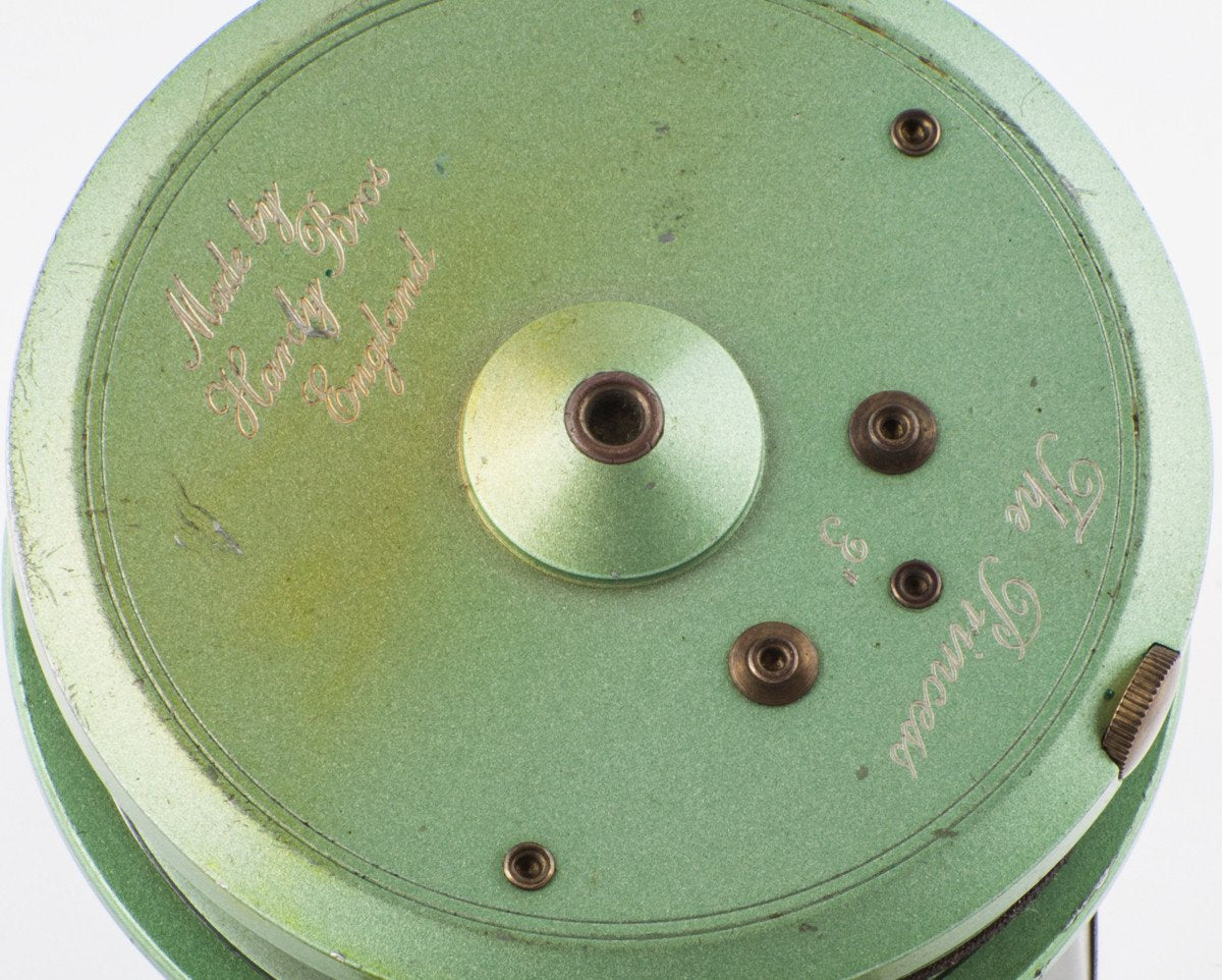 antique fly reel green japan Hardy Princess Lightweight Series Fly Reel - Green 3"