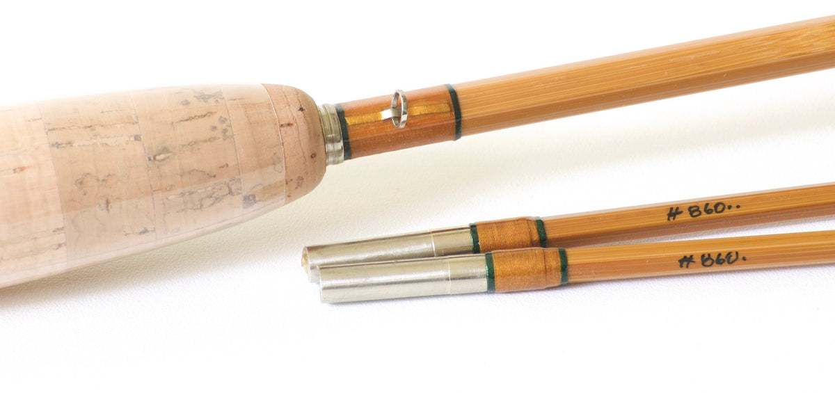 Simroe, Ted -- 8' 4wt Bamboo Rod (new!) - ferrules and tip tops detail