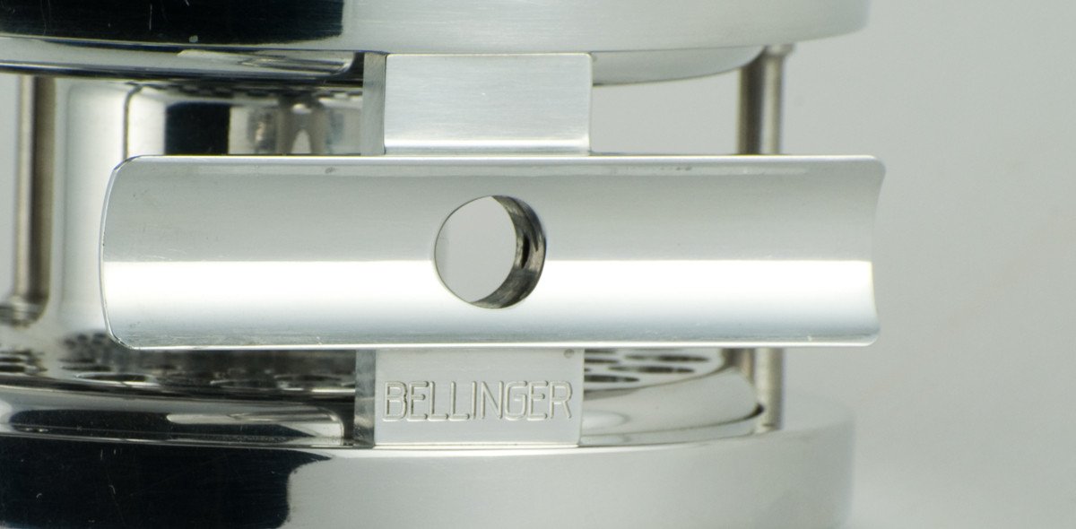 Bellinger 3 1/2" Light Salmon Fly Reel with Arne Mason Case 