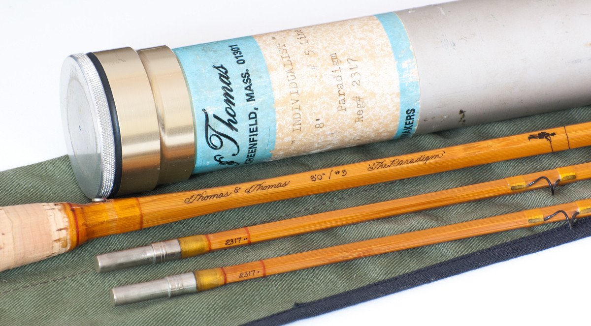 Thomas and Thomas Paradigm Bamboo Rod - early 8' 2/2 5wt