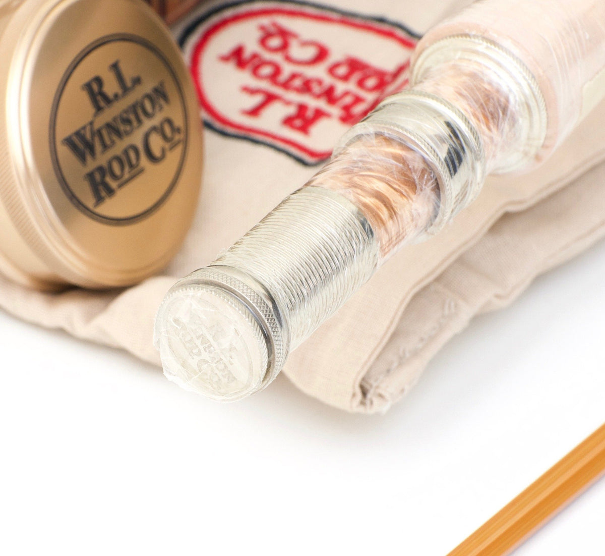 R.L. Winston Trout Unlimited Bamboo Rod 8' 3/2 #4 - maker signature and rod markings