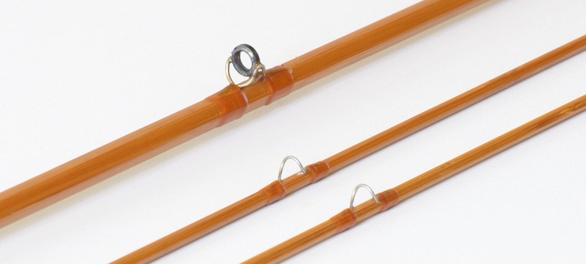 R.L. Winston Bamboo Rod 8' 2/2 #5 - rod sections with guides and wraps