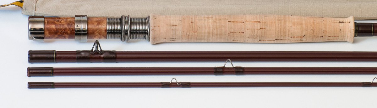 Graywolf Rods / Tom Morgan Rodsmiths Fiberglass Fly Rod - 8' 5wt 4pc! 