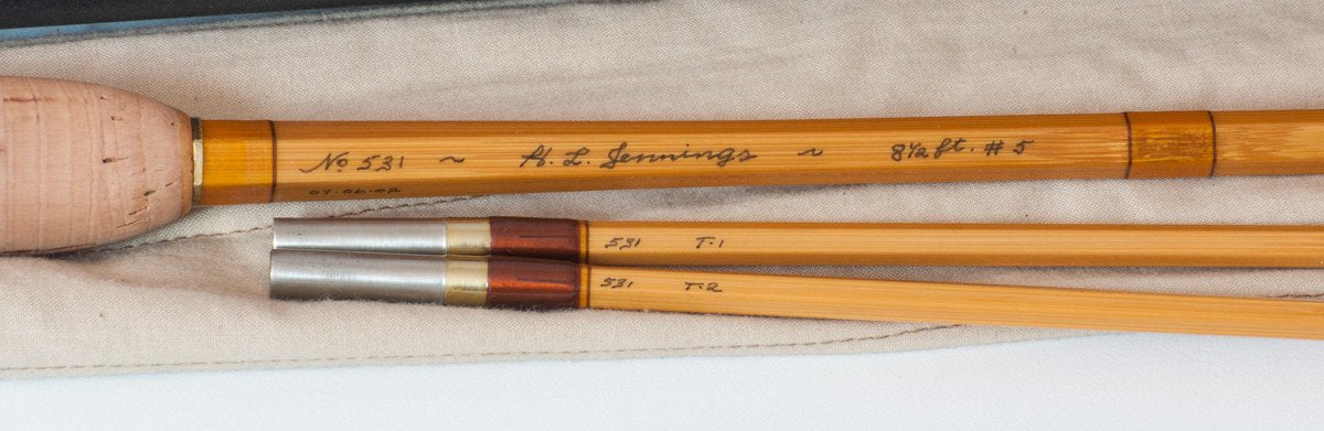 Jennings, Homer -- 8'6 2/2 5wt bamboo rod 