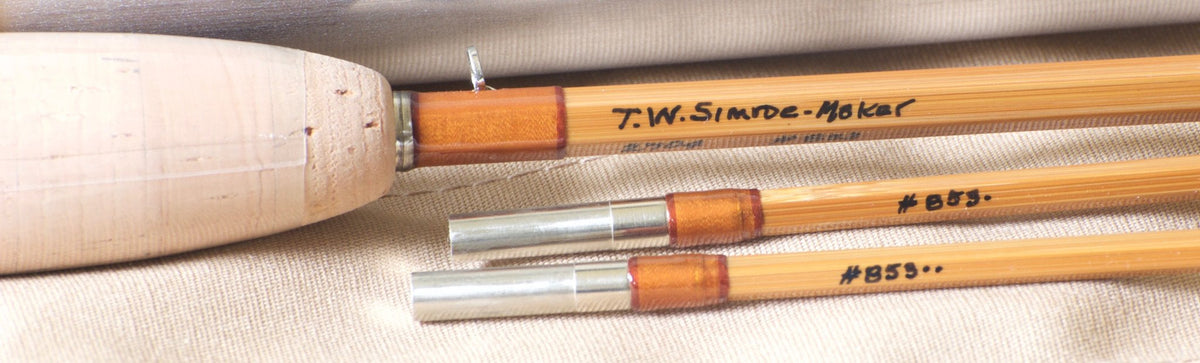 Simroe, Ted -- 7' 4wt Bamboo Rod (New) - handle grip and reel seat detail