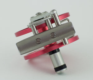 Ari 't Hart Mach 0 silver/red fly reel - mint