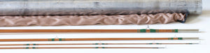 Phillipson Peerless Dry Fly Special Bamboo Rod 8'6 3/2 6wt - handle grip and reel seat detail