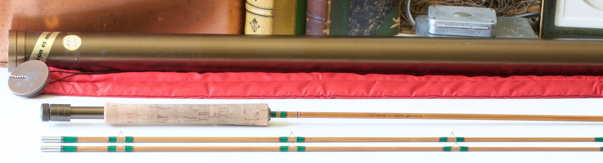 Pezon et Michel Super Parabolic PPP, "St. Louis" Type Dubos Bamboo Rod 8'1 4-5wt 
