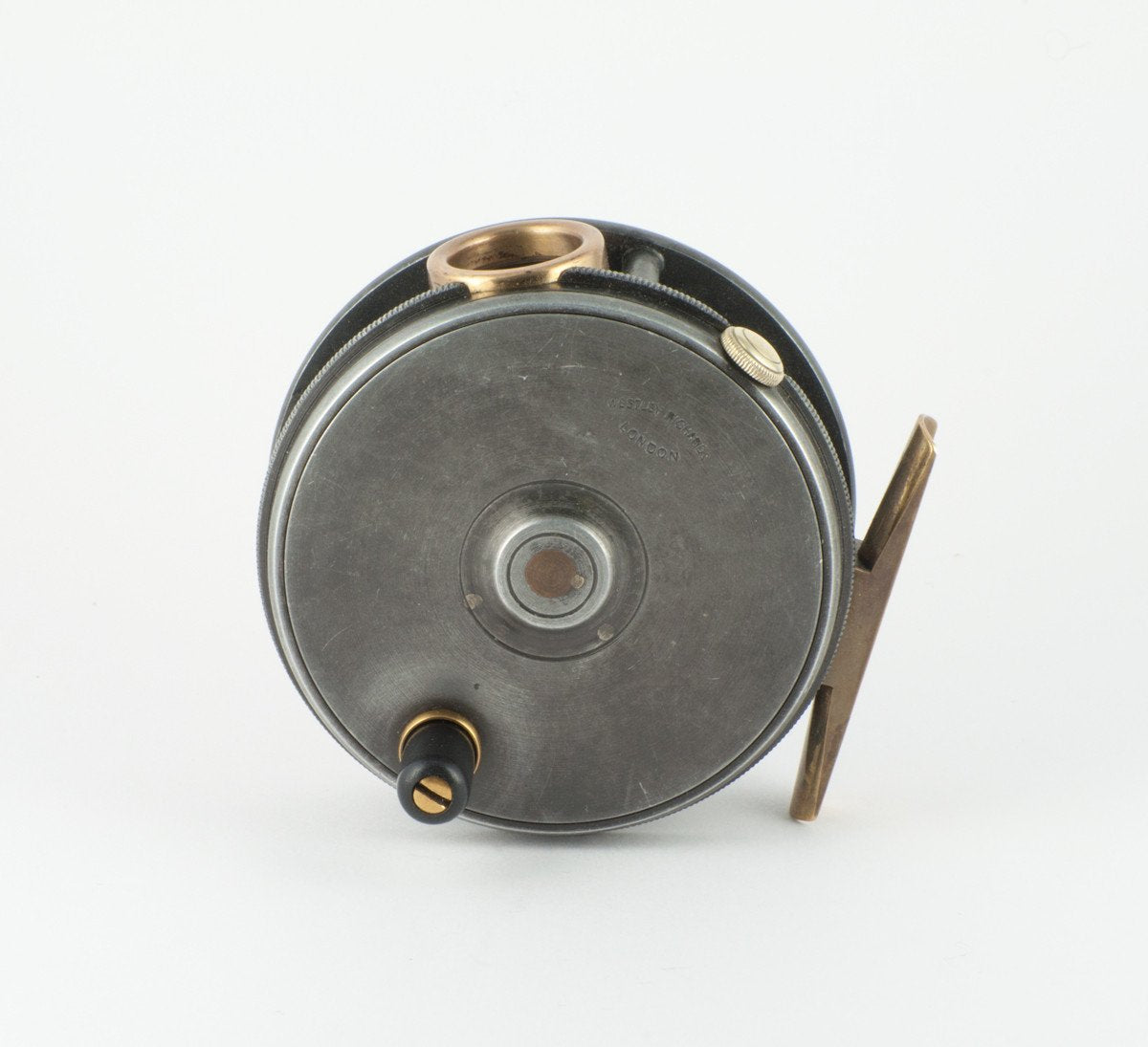 Dingley Perfect 3 1/2" LHW fly reel w/ Westley Richards London Stamp! 