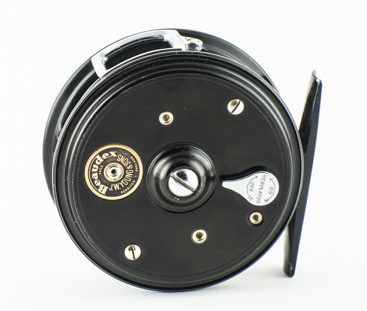 JW Young Beaudex 3" fly reel with box