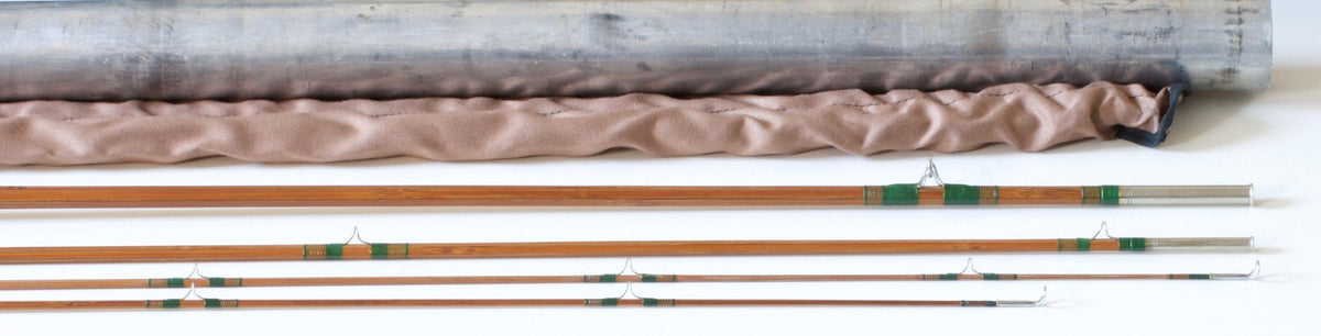 Phillipson Peerless Dry Fly Special Bamboo Rod 8'6 3/2 6wt - handle grip and reel seat detail