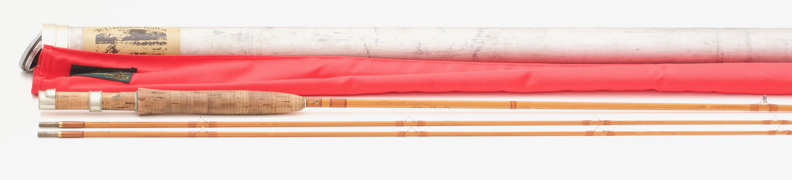 R.L. Winston Bamboo Rod (Morgan-Era) 7'6" 2/2 #4/5 - handle grip and reel seat detail