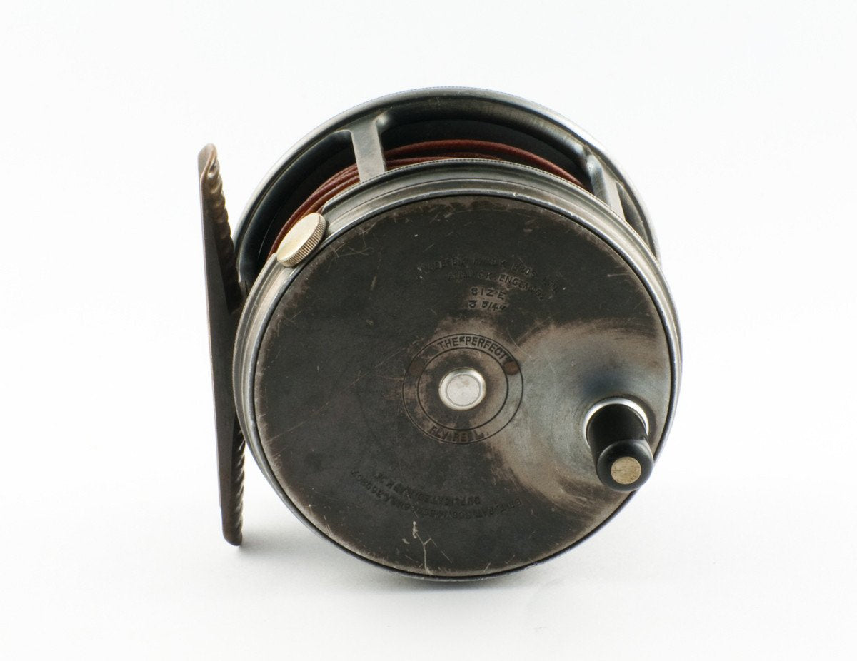 Hardy Perfect 3 3/4" Pre-WWII wide drum fly reel