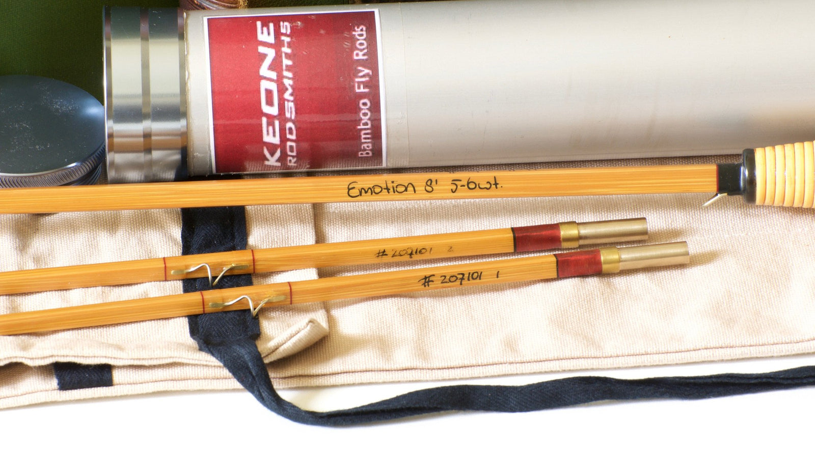 Heus, Danny / Keone Rodsmiths - "Emotion" 8' 5-6wt R-Quad Bamboo Rod 