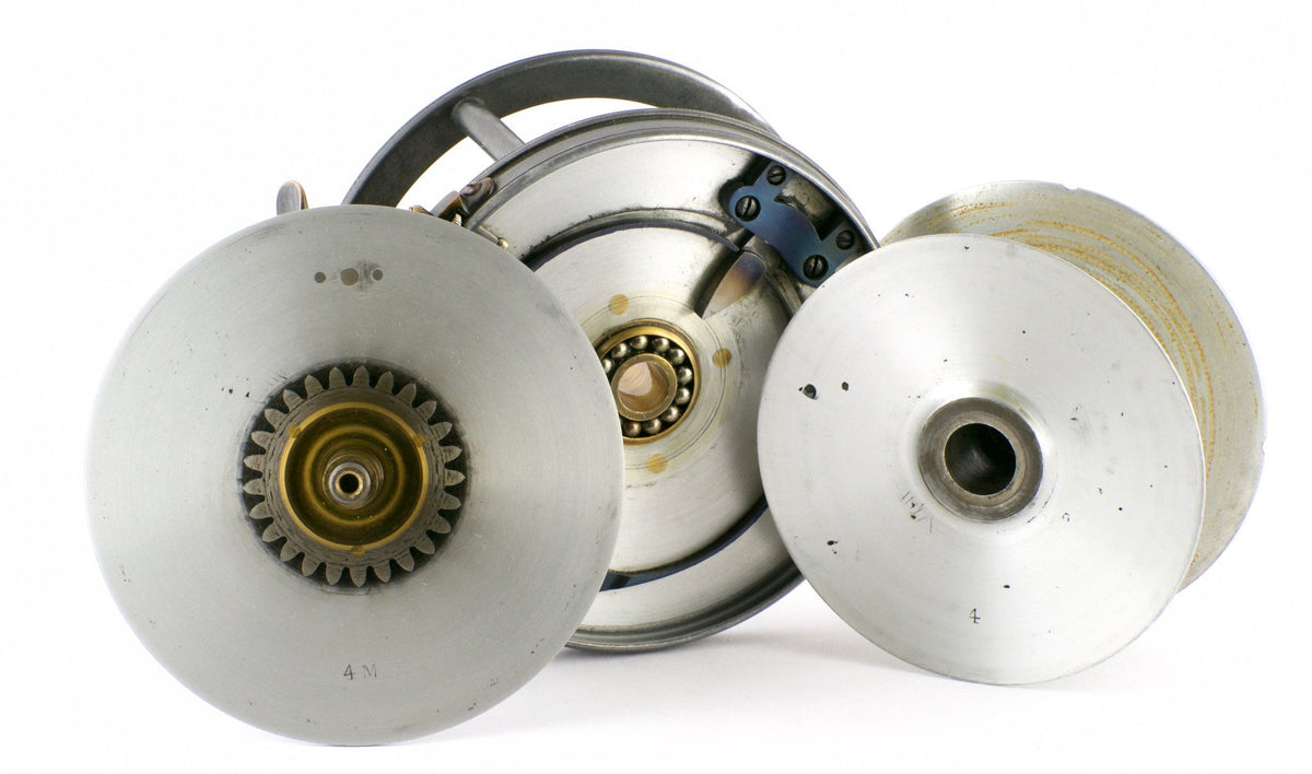 Hardy Perfect 4" Wide Drum 1905 Check Fly Reel