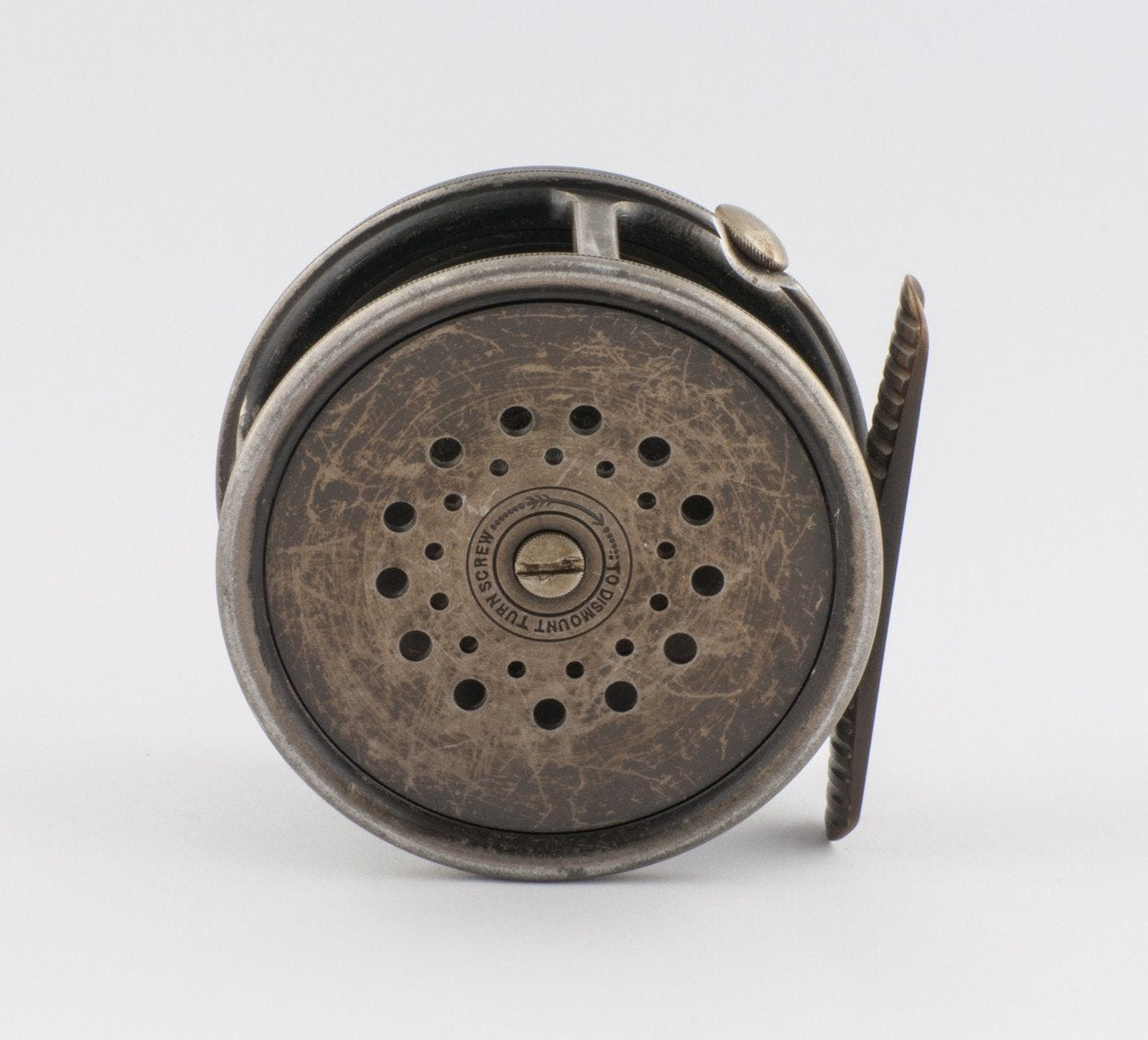Hardy Perfect 3 1/2" wide drum fly reel - Harry & Elsie Darbee provenance! 