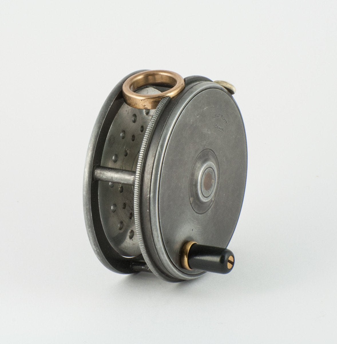 Dingley Perfect 3 1/2" LHW fly reel w/ Westley Richards London Stamp! 