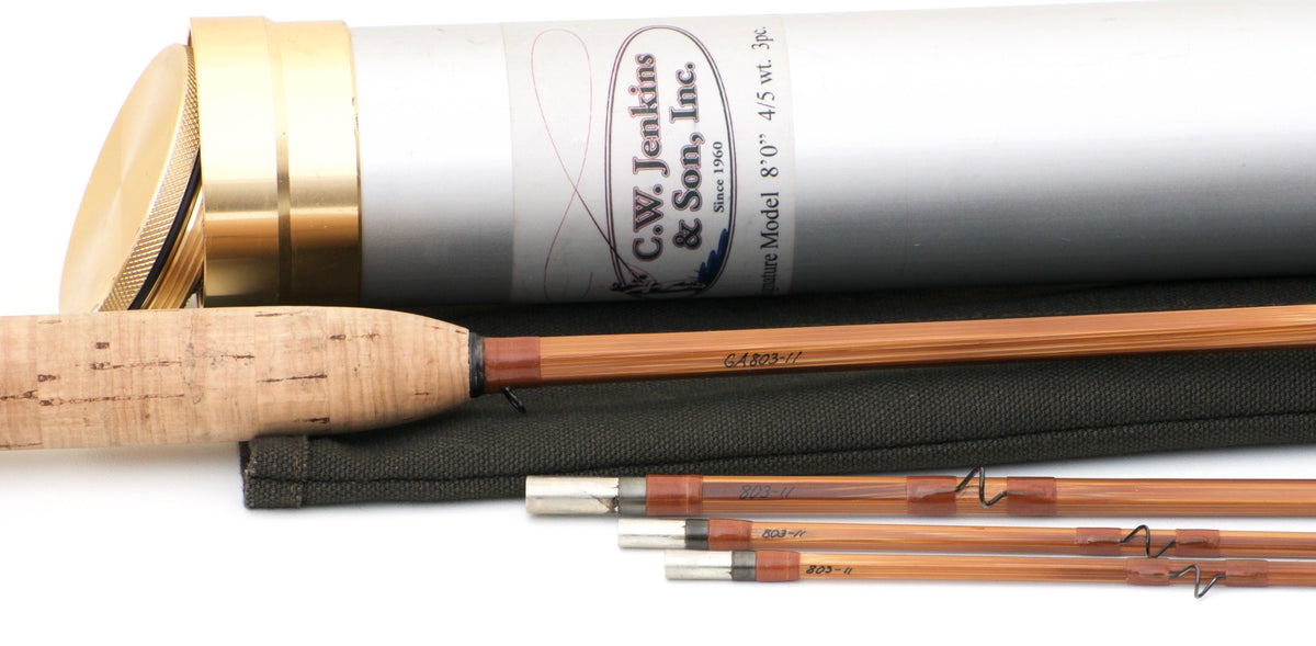 Jenkins Rod Co. - Model GA803 Bamboo Rod - 8' 3/2 4-5wt